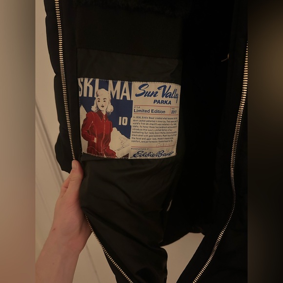 Eddie Bauer Women's Limited edition Sun Valley Down Hooded Parka. Size M - Picture 2 of 9